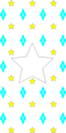 Free Stock Photo: Illustration of a yellow and blue star background