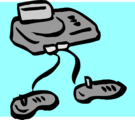 Free Stock Photo: Illustration of a video game console