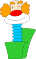 Free Stock Photo: Illustration of a clown jack-in-the-box