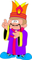 Free Stock Photo: Illustration of boy in a king costume