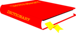 Free Stock Photo: Illustration of a dictionary