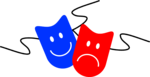 Free Stock Photo: Illustration of drama masks