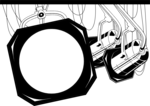 Free Stock Photo: Illustration of spotlights