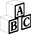 Free Stock Photo: Illustration of toy blocks