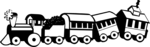 Free Stock Photo: Illustration of a toy train