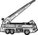 Free Stock Photo: Illustration of a toy fire engine