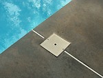 Free Stock Photo: A pool filter on the edge of a pool