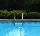 Free Stock Photo: A ladder in a swimming pool
