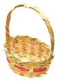 Free Stock Photo: An Easter basket isolated on a white background