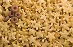 Free Stock Photo: Close-up of round and star shaped breakfast cereal