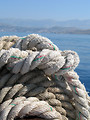 Free Stock Photo: Close-up of rope by the ocean