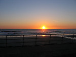Free Stock Photo: The sun setting over the ocean