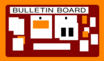Free Stock Photo: Illustration of a bulletin board