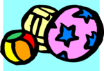 Free Stock Photo: Illustration of various balls