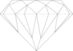Free Stock Photo: Illustration of a diamond