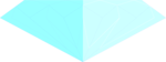 Free Stock Photo: Illustration of a blue diamond