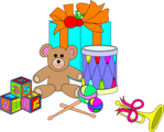 Free Stock Photo: Illustration of a bunch of toys