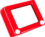 Free Stock Photo: Illustration of an etch-a-sketch