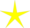 Free Stock Photo: Illustration of a yellow star