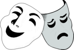 Free Stock Photo: Illustration of drama masks