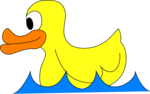 Free Stock Photo: Illustration of a rubber duck