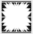Free Stock Photo: Illustration of a blank burst
