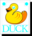 Free Stock Photo: Illustration of a rubber duck