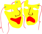 Free Stock Photo: Illustration of drama masks