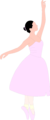 Free Stock Photo: Illustration of a ballerina