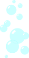 Free Stock Photo: Illustration of blue bubbles