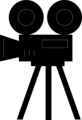 Free Stock Photo: Illustration of a movie camera