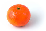 Free Stock Photo: A clementine isolated on a white background