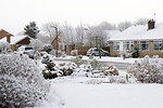 Free Stock Photo: A house covered in snow in winter