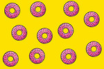 Free Stock Photo: Illustration of donuts