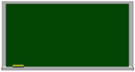 Free Stock Photo: Illustration of a blank chalkboard