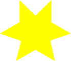 Free Stock Photo: Illustration of a yellow star
