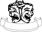 Free Stock Photo: Illustration of drama masks