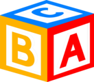 Free Stock Photo: Illustration of a block with abc
