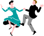 Free Stock Photo: Illustration of a couple dancing