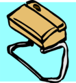 Free Stock Photo: Illustration of a brown purse