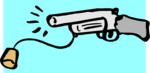 Free Stock Photo: Illustration of a toy cork gun