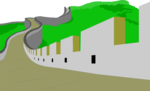 Free Stock Photo: Illustration of the Great Wall of China
