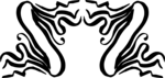 Free Stock Photo: Illustration of an abstract black design