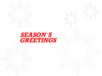 Free Stock Photo: Illustration of snowflakes and seasons greetings text