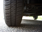 Free Stock Photo: Close-up of a car tire
