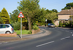 Free Stock Photo: A road in a small town