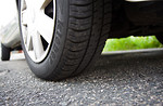 Free Stock Photo: Close-up of a car tire