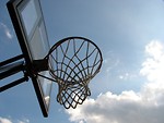Free Stock Photo: Outdoor basketball hoop