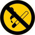 Free Stock Photo: Illustration of a no smoking sign