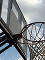 Free Stock Photo: Outdoor basketball hoop